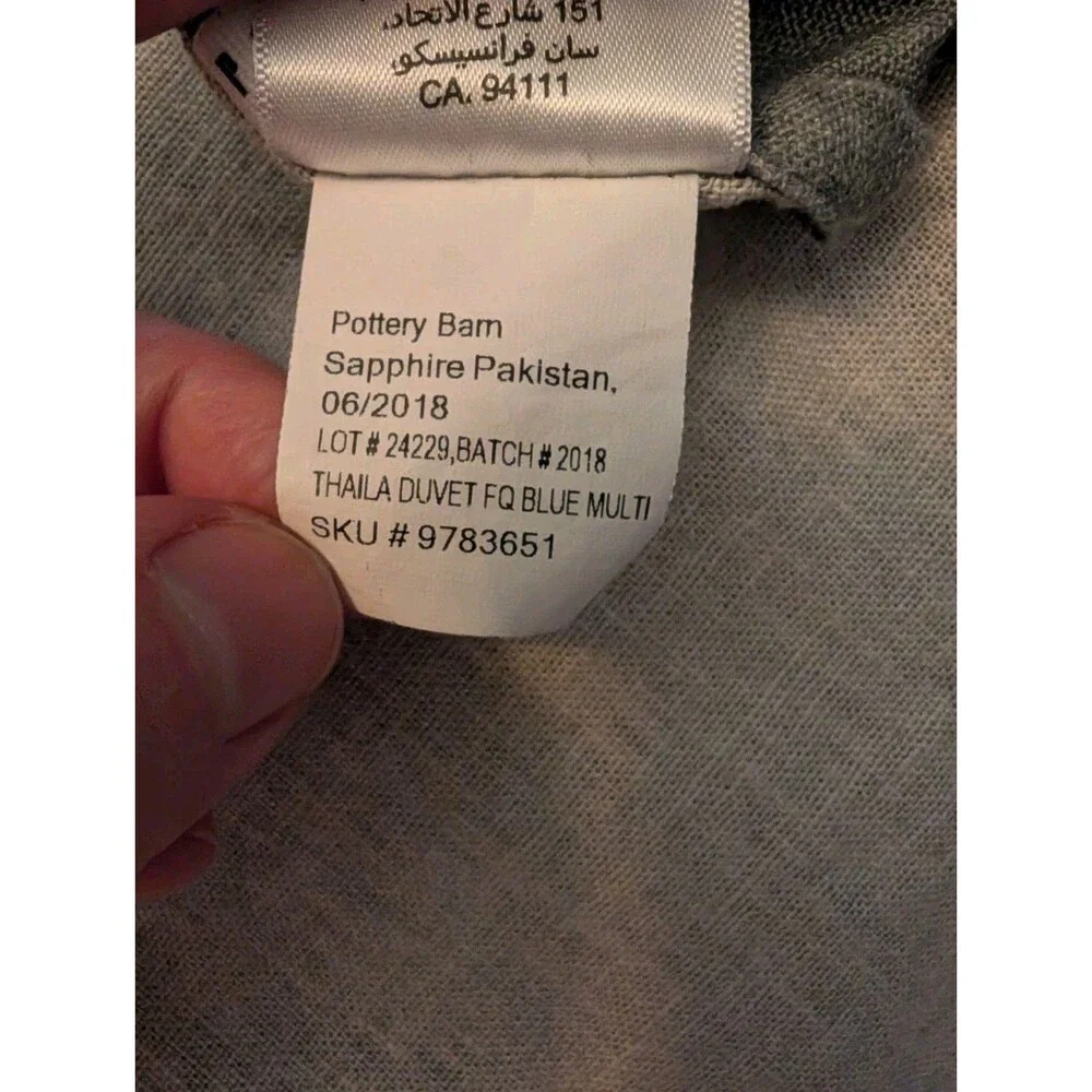 Pottery Barn linen cotton